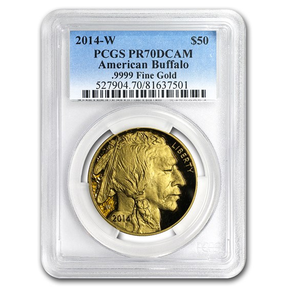 2014-W 1 oz Proof Gold Buffalo PR-70 PCGS 2014-W 1 oz Proof Gold Buffalo PR-70 PCGS