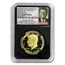 2014-W 3/4 oz Gold Kennedy 1/2 Dollar Commem PF-70 NGC (FR)