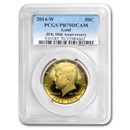 2014-W 3/4 oz Gold Kennedy 1/2 Dollar PR-70 PCGS