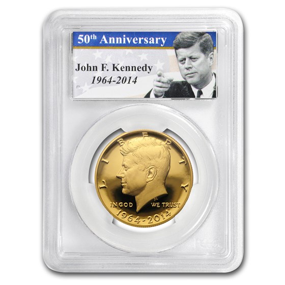 2014-W 3/4 oz Gold Kennedy Half Dollar Commem PR-69 PCGS