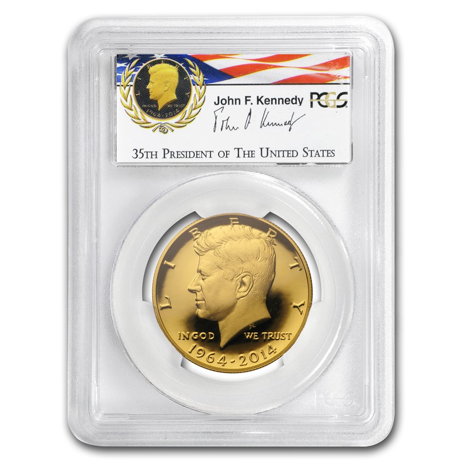 2014-W 3/4 oz Gold Kennedy Half Dollar PR-70 PCGS (Camelot)