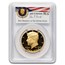 2014-W 3/4 oz Gold Kennedy Half Dollar PR-70 PCGS (FS, Flag)