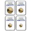 2014-W 4-Coin Proof American Gold Eagle Set PF-70 NGC (ER)