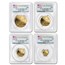 2014-W 4-Coin Proof Gold Eagle Set PR-70 PCGS (FS)