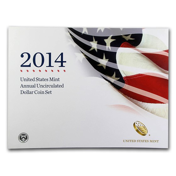 2014-W 6-Coin U.S. Mint Annual Uncirculated Dollar Set 2014-W 6-Coin U.S. Mint Annual Uncirculated Dollar Set