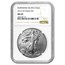 2014-W Burnished American Silver Eagle MS-69 NGC