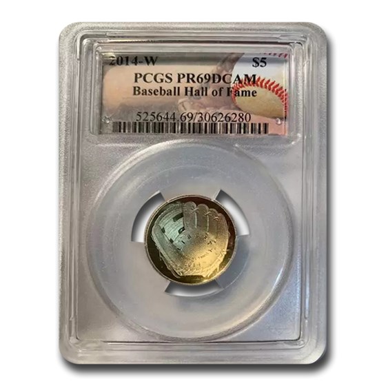 2014-W Gold $5 Commem Baseball HOF PR-69 PCGS 2014-W Gold $5 Commem Baseball HOF PR-69 PCGS