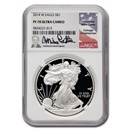 2014-W Proof American Silver Eagle PF-70 NGC (Castle)