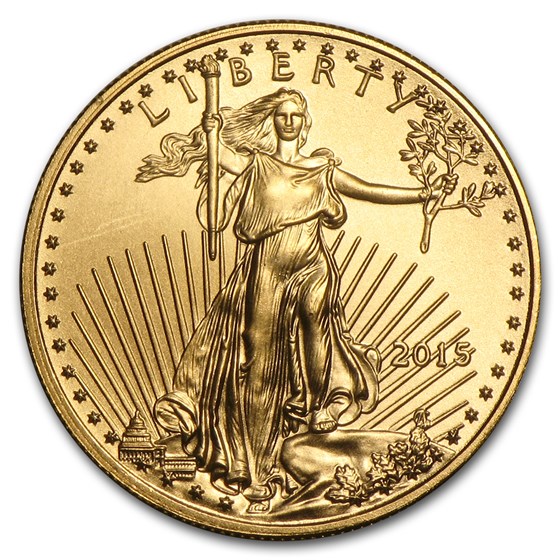 2015 1/10 oz American Gold Eagle BU (Narrow Reeds) 2015 1/10 oz American Gold Eagle BU (Narrow Reeds)