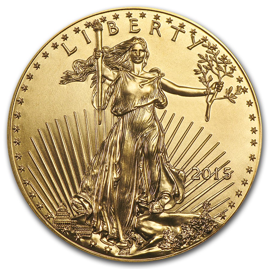 2015 1/2 oz American Gold Eagle BU