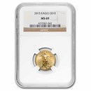2015 1/4 oz American Gold Eagle MS-69 NGC