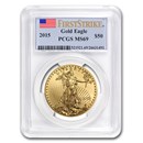 2015 1 oz American Gold Eagle MS-69 PCGS (FirstStrike®)