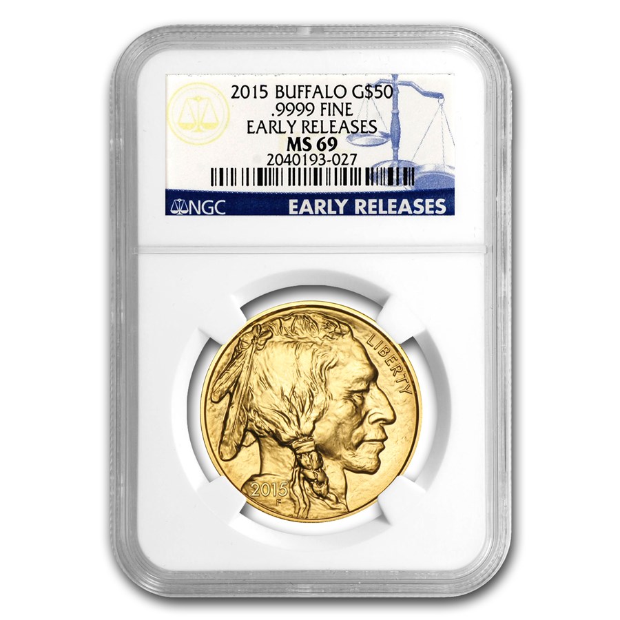 2015 1 oz Gold Buffalo MS-69 NGC (Early Releases)