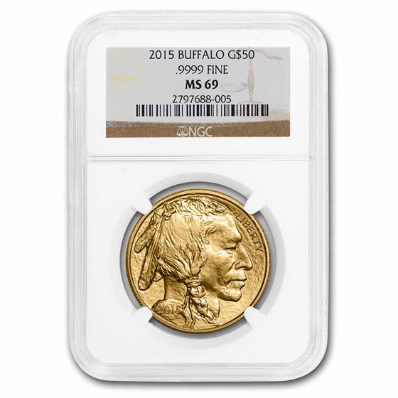 2015 1 oz Gold Buffalo MS-69 NGC 2015 1 oz Gold Buffalo MS-69 NGC
