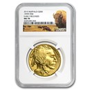 2015 1 oz Gold Buffalo MS-70 NGC (Early Releases, Buffalo Label)