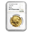 2015 1 oz Gold Buffalo MS-70 NGC