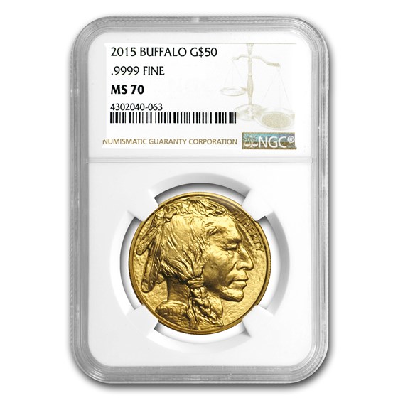 2015 1 oz Gold Buffalo MS-70 NGC 2015 1 oz Gold Buffalo MS-70 NGC