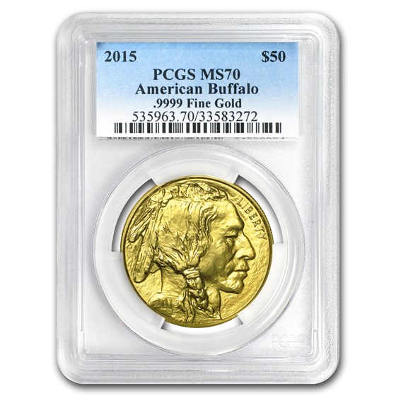 2015 1 oz Gold Buffalo MS-70 PCGS 2015 1 oz Gold Buffalo MS-70 PCGS