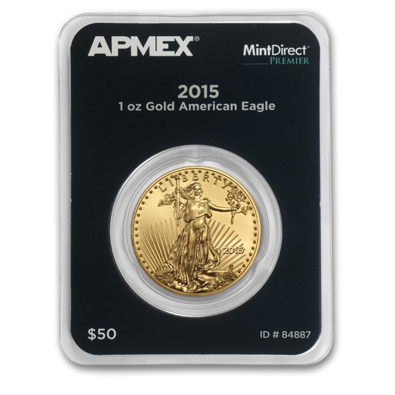 2015 1 oz Gold Eagle (MintDirect® Premier Single) 2015 1 oz Gold Eagle (MintDirect® Premier Single)