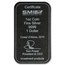 2015 1 oz Silver Cook Islands Bounty Coin Bar (.9999 Fine)