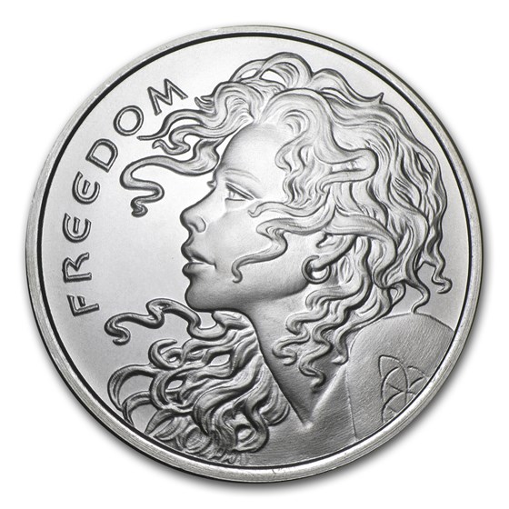 2015 1 oz Silver Round - Freedom Girl 2015 1 oz Silver Round - Freedom Girl