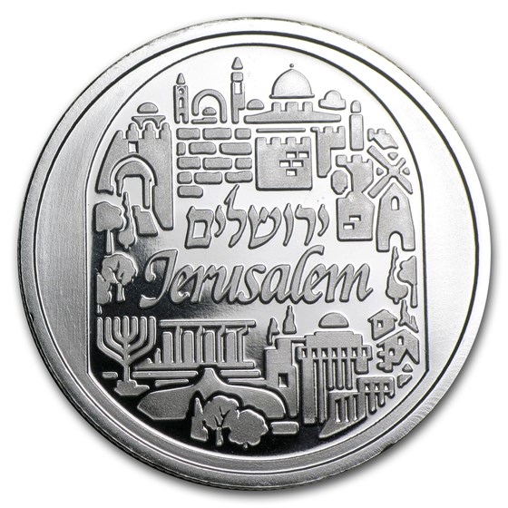 2015 1 oz Silver Round - Holy Land Mint (Jerusalem) 2015 1 oz Silver Round - Holy Land Mint (Jerusalem)