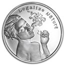 2015 1 oz Silver Round - Legalize Nature