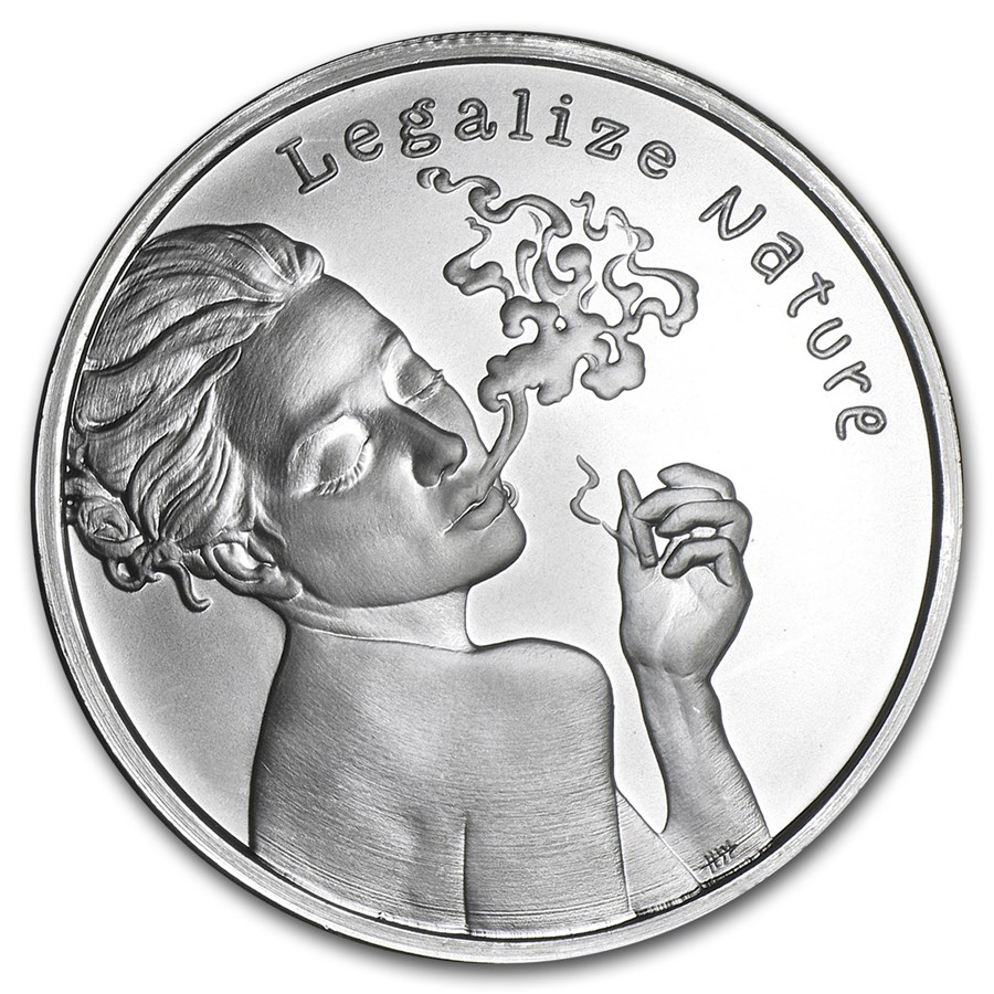 2015 1 oz Silver Round - Legalize Nature