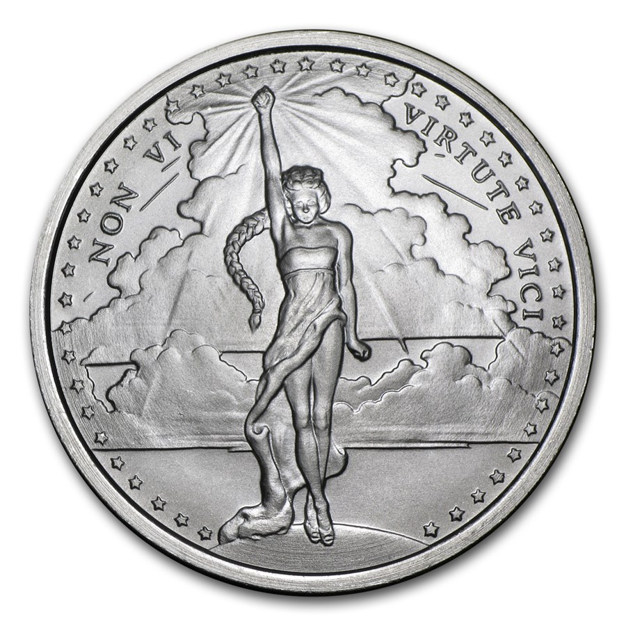 2015 1 oz Silver Round - Non Vi Virtute Vici