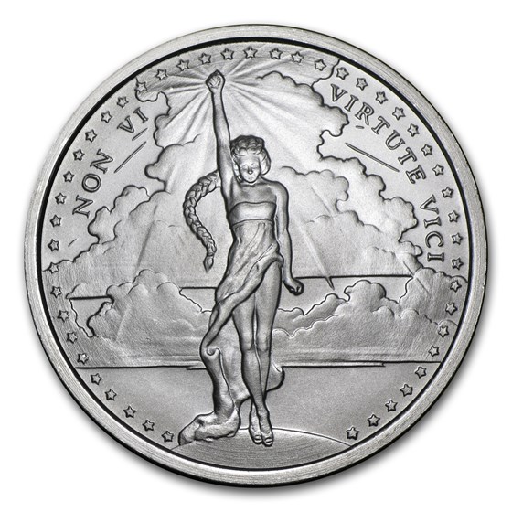 2015 1 oz Silver Round - Non Vi Virtute Vici 2015 1 oz Silver Round - Non Vi Virtute Vici