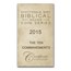 2015 2 oz Silver Coin - Biblical Series (Ten Commandments)