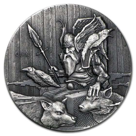 2015 2 oz Silver Coin Viking Series (Odin) 2015 2 oz Silver Coin Viking Series (Odin)