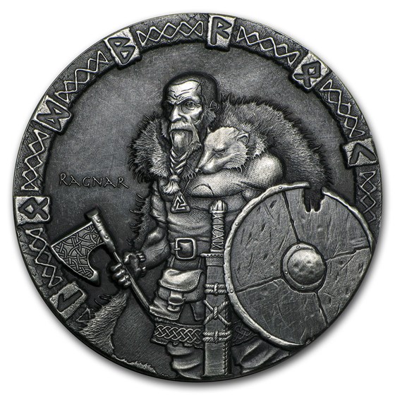 2015 2 oz Silver Coin Viking Series (Ragnar) 2015 2 oz Silver Coin Viking Series (Ragnar)