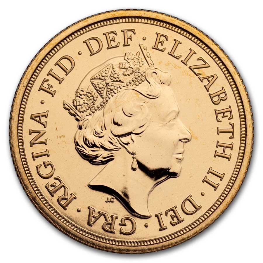 2015-2021 Great Britain Gold Sovereign Elizabeth II BU