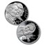 2015 3-Coin U.S. March of Dimes Silver Commem Proof Set (Box/COA)