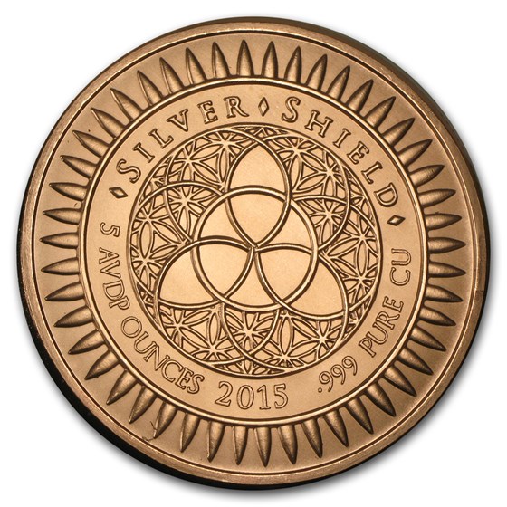 Buy 2015 5 oz Copper Round Sic Semper Tyrannis APMEX