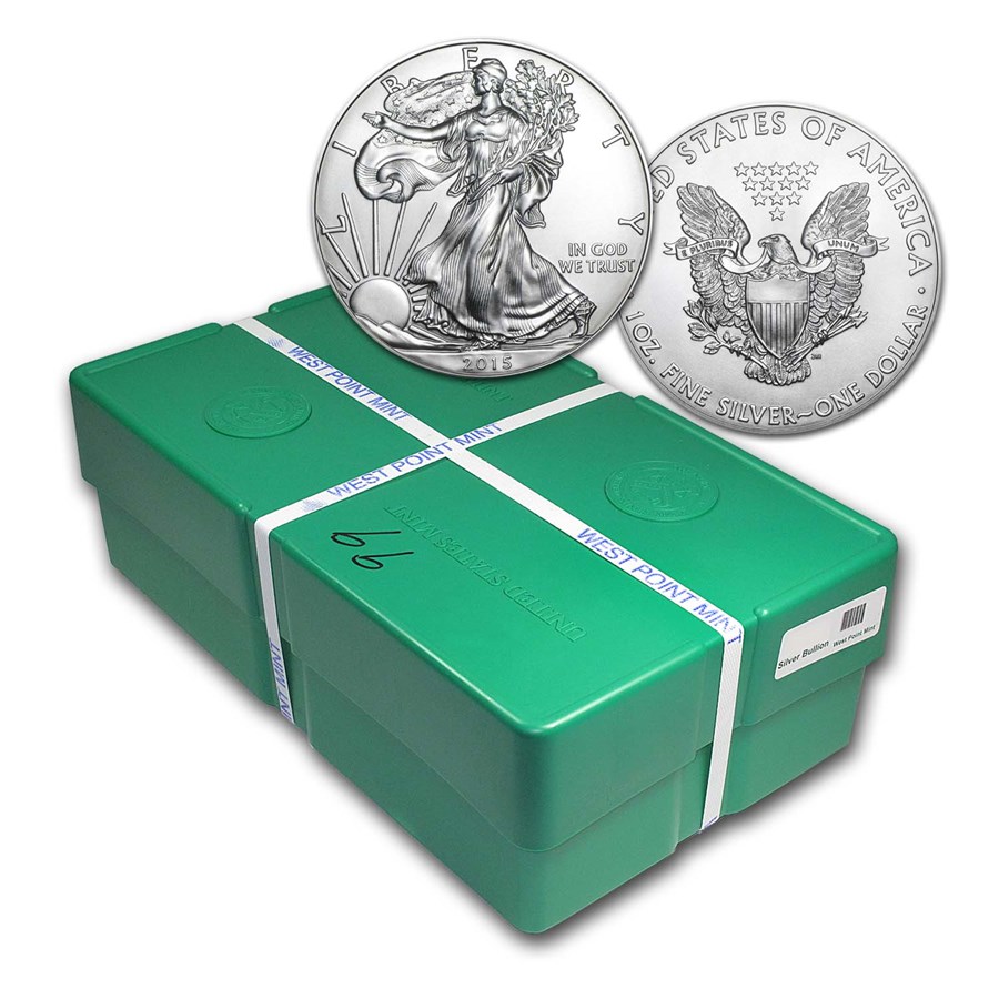 2015 500-Coin American Silver Eagle Monster Box (Sealed)