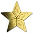 2015 5x 1 gram Cook Islands $25 Gold Star CombiCoin Valcambi
