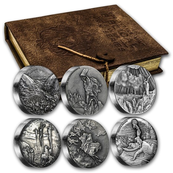 2015 6-Coin Silver Set - Biblical Series (Matching Serial #'s) 2015 6-Coin Silver Set - Biblical Series (Matching Serial #'s)