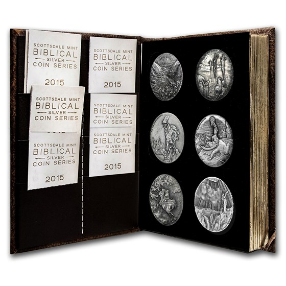 Buy 2015 6-Coin Silver Set - Biblical Series (Random Serial #'s) | APMEX
