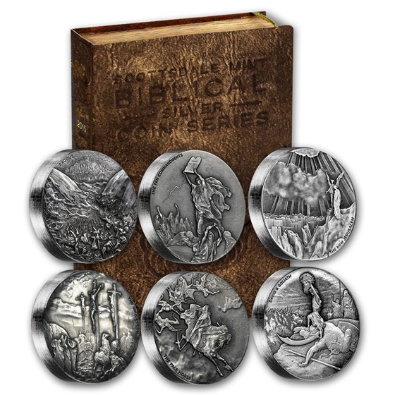 2015 6-Coin Silver Set - Biblical Series (Random Serial #'s) 2015 6-Coin Silver Set - Biblical Series (Random Serial #'s)