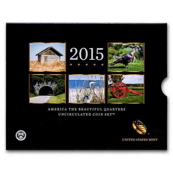 2015 America the Beautiful Quarters Uncirculated Set (US Mint) 2015 America the Beautiful Quarters Uncirculated Set (US Mint)