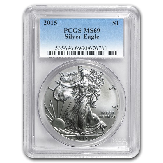 2015 American Silver Eagle MS-69 PCGS 2015 American Silver Eagle MS-69 PCGS
