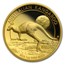 2015 AUS 1 oz Gold Kangaroo High Relief PF-70 NGC (Box, COA)
