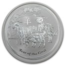 2015 Australia 1/2 oz Silver Year of the Goat BU (Series II)