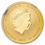 2015 Australia 1/4 oz Gold Lunar Goat MS-69 NGC