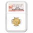 2015 Australia 1/4 oz Gold Lunar Goat MS-69 NGC