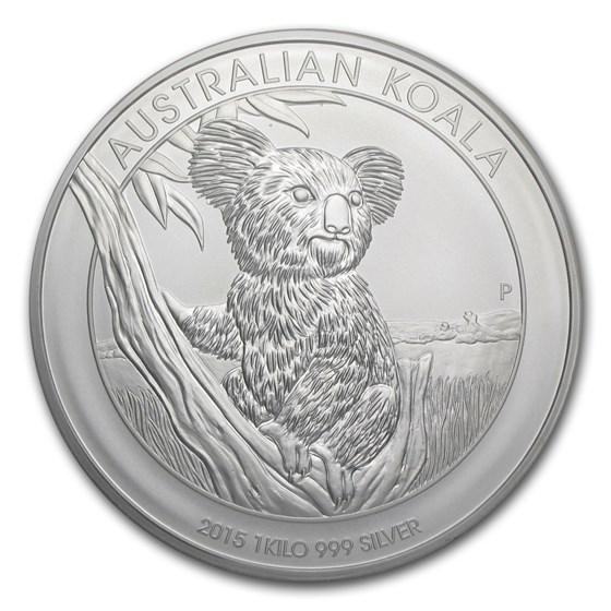 2015 Australia 1 kilo Silver Koala BU 2015 Australia 1 kilo Silver Koala BU