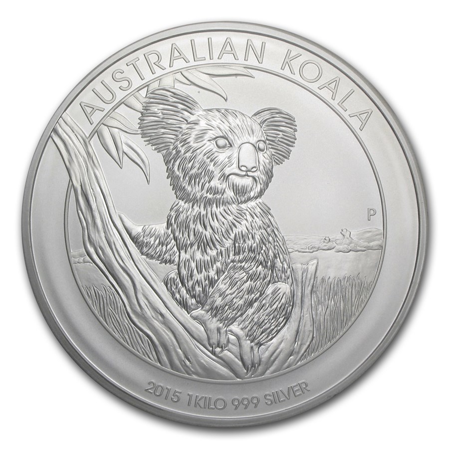 2015 Australia 1 kilo Silver Koala BU