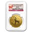 2015 Australia 1 oz Gold Lunar Goat MS-70 NGC (Series II)